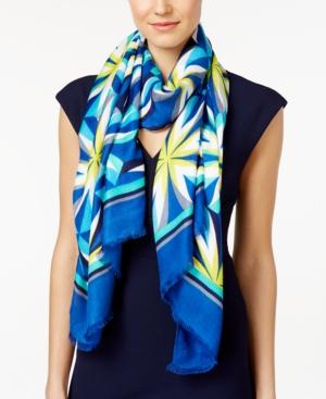 Inc International Concepts Tile Floral Print Pashmina Wrap, Only At Macy's