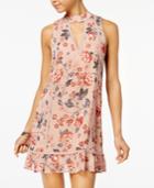 American Rag Juniors' Floral-print A-line Dress, Created For Macy's