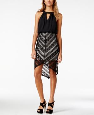 Trixxi Juniors' High-low Lace Dress