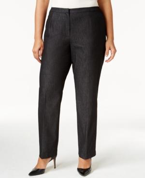 Kasper Plus Size Denim Trousers