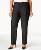 Kasper Plus Size Denim Trousers