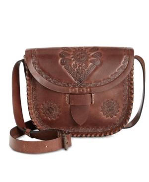 Patricia Nash Tooled Vintage Forli Flap Crossbody