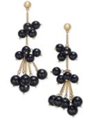 I.n.c. Gold-tone Stick & Ball Shaky Drop Earrings, Created For Macy's