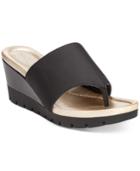 Bandolino Meadoe Wedge Thong Sandals