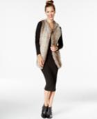 Inc International Concepts Long Collarless Vest, Only At Macy's