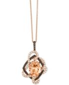 Le Vian Crazies Collection Multi-stone Pendant Necklace (8-5/8 Ct. T.w.) In 14k Rose Gold