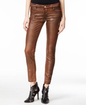 Guess Power Ripped Coated Skinny Jeans