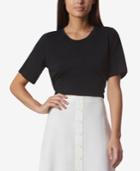 Avec Les Filles Cotton Tie-back T-shirt