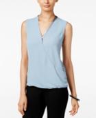 Alfani Blouson Surplice Top, Only At Macy's