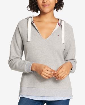 Tommy Hilfiger Layered-look Hoodie, Created For Macy's
