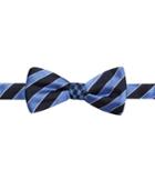 Countess Mara Reversible Bar Stripe Neat Pre-tied Bow Tie