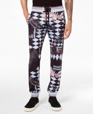 Versace Men's Optical-print Jogger Pants