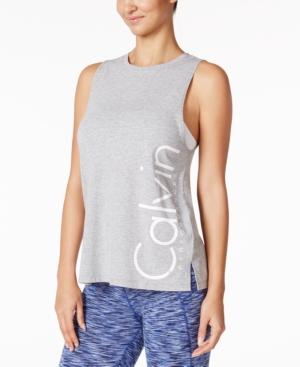 Calvin Klein Performance Logo Boyfriend Tank Top
