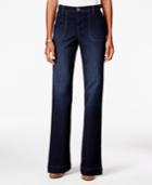 Style & Co. Petite Jewel Wash Flare-leg Jeans, Only At Macy's