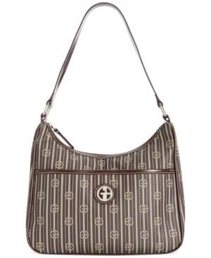 Giani Bernini Stripe Signature Small Hobo