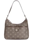 Giani Bernini Stripe Signature Small Hobo