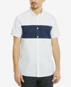 Kenneth Cole Reaction Men's Oxford Colorblocked Shirt