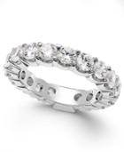 Diamond Sizable Prong Eternity Band In 14k White Gold (3 Ct. T.w.)