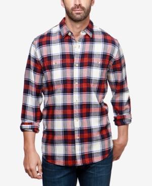 Lucky Brand Men's Western Plaid Shirt