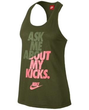 Nike Sportswear Graphic Racerback Tank Top