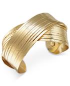 Inc International Concepts Gold-tone Twist Cuff Bracelet, Only At Macy's