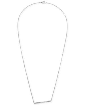 Calvin Klein Stainless Steel Bar Pendant Necklace