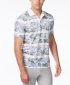 Tasso Elba Men's Floral Striped Polo, Only At Macy's