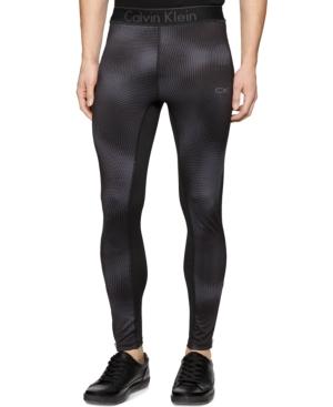 Calvin Klein Performance Mixed-media Compression Leggings