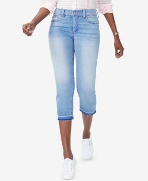 Nydj Tummy-control Released-hem Capri Jeans