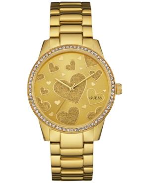 Guess Women's Gold-tone Stainless Steel Bracelet Watch 40mm U0699l2