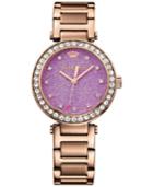Juicy Couture Women's Cali Rose Gold-tone Stainless Steel Bracelet Watch 34mm 1901329