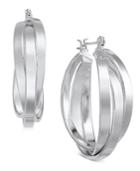 Essentials Multi-ring Interlocked Hoop Earrings
