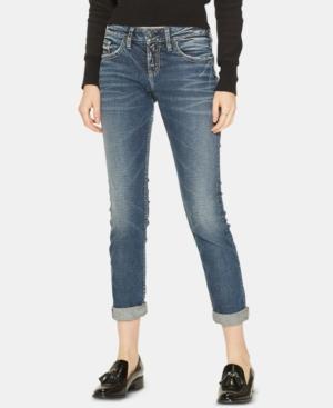 Silver Jeans Co. Cuffed Boyfriend Jeans