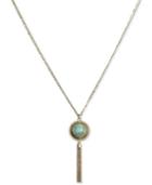 Lucky Brand Gold-tone Reversible Pendant Necklace, 30 + 2 Extender