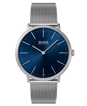 Boss Hugo Boss Men's Horizon Stainless Steel Mesh Bracelet Watch 40mm