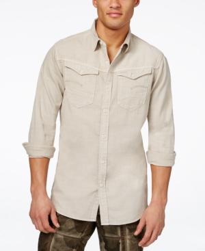 Gstar Men's Raw Arc 3d Denim Long-sleeve Shirt