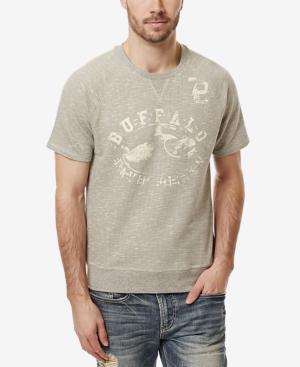 Buffalo David Bitton Men's Fareky Short-sleeve Graphic-print Sweatshirt