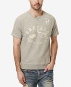 Buffalo David Bitton Men's Fareky Short-sleeve Graphic-print Sweatshirt