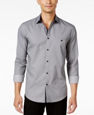 Alfani Men's Big And Tall Long-sleeve Regular Fit Texture Shirt, Only At Macy's