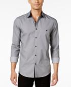 Alfani Men's Big And Tall Long-sleeve Regular Fit Texture Shirt, Only At Macy's