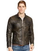 Polo Ralph Lauren Distressed Leather Jacket