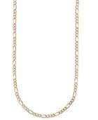 Men's 14k Gold Necklace, 3-9/10mm Figaro Chain