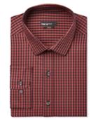Bar Iii Men's Slim-fit Dobby Gingham Dress Shirt, Only At Macy's