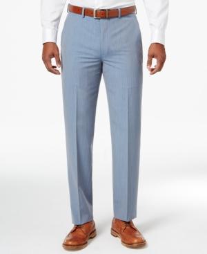 Sean John Men's Classic-fit Light Blue Pinstripe Suit Pants