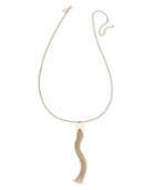 Thalia Sodi Gold-tone Pave Fringe Pendant Necklace, Created For Macy's
