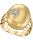 Monica Danko Diamond Cluster Oval Ring (1/3 Ct. T.w.) In 14k Gold