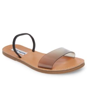 Steve Madden Women's Dasha Lucite Flat Sandals