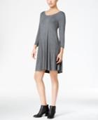 Style & Co. Three-quarter-sleeve Shift Dress, Only At Macy's