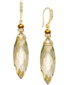 Inc International Concepts Gold-tone Navette Drop Earrings, Only At Macy's