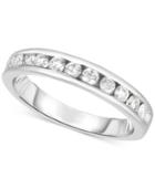 Diamond Channel Set Band (3/8 Ct. T.w.) In 14k White Gold